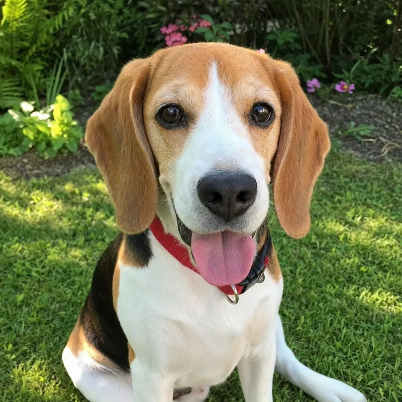 Esempio: foto di partenza per un ritratto di un cane