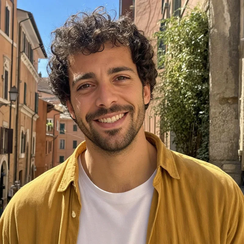 Esempio: foto di partenza per un ritratto singolo